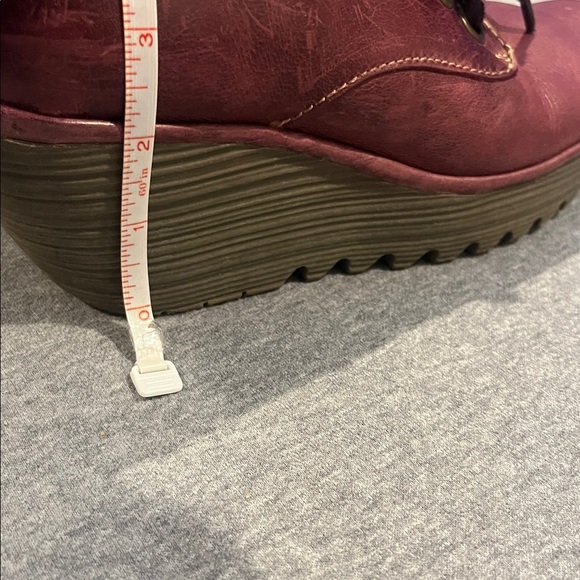 Fly London wedge lace up shoes. - Picture 6 of 9